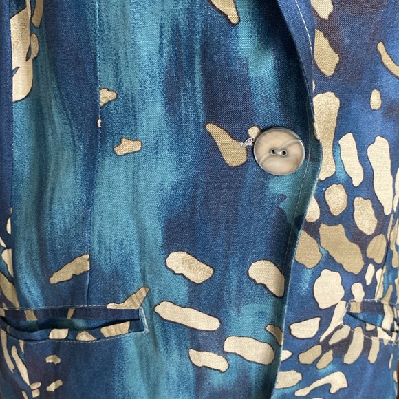 Sophisticated Linen blend jacket - Picture 5 of 15